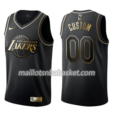 Maillot Homme Los Angeles Lakers Personnalisable Nike Noir Gold Edition Swingman Maillot Homme Los Angeles Lakers Personnalisable Nike Noir Gold Edition Swingman